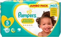 Photos - Nappies Pampers Premium Protection 5 / 47 pcs 