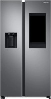 Photos - Fridge Samsung Family Hub RS6HA8880S9 stainless steel