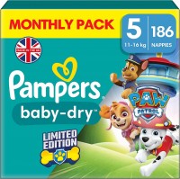 Photos - Nappies Pampers Active Baby-Dry 5 / 186 pcs 