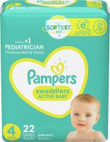 Photos - Nappies Pampers Swaddlers 4 / 22 pcs 
