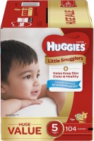 Photos - Nappies Huggies Little Snugglers 5 / 104 pcs 