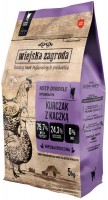 Photos - Cat Food Wiejska Zagroda Adult Cat Chicken with Duck  5 kg