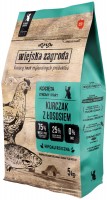 Photos - Cat Food Wiejska Zagroda Kitten Chicken with Salmon  5 kg