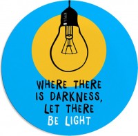 Photos - Mouse Pad Presentville Where there is darkness, let there be light Mouse Pad