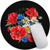 Photos - Mouse Pad Presentville Poppies, daisies and cornflowers Mouse Pad