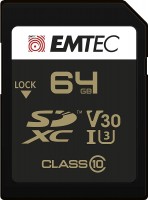 Photos - Memory Card Emtec SD UHS-I U3 V30 SpeedINPRO 64 GB