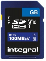 Memory Card Integral High Speed SD UHS-I V10 U1 100MB/s 16 GB