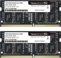 Photos - RAM Team Group Elite SO-DIMM DDR4 2x8Gb TED416G3200C22DC-S01