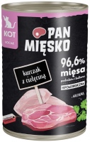 Photos - Cat Food PAN MIESKO Wet Food Kitten Chicken with Veal  400 g