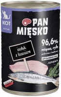 Photos - Cat Food PAN MIESKO Wet Food Kitten Turkey with Salmon 400 g 