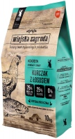 Photos - Cat Food Wiejska Zagroda Kitten Chicken with Salmon  10 kg