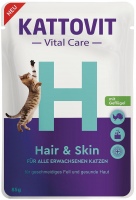 Photos - Cat Food Kattovit Vital Care Hair&Skin 85 g 