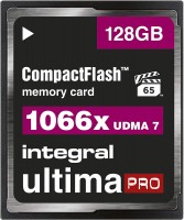 Photos - Memory Card Integral UltimaPro CompactFlash Card 1066x VPG-65 128 GB
