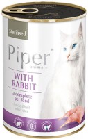 Photos - Cat Food Piper Cat Canned Sterilised with Rabbit 400 g 