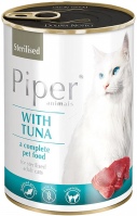 Photos - Cat Food Piper Cat Canned Sterilised with Tuna 400 g 