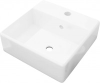 Photos - Bathroom Sink VidaXL Basin Square Ceramic 140684 410 mm