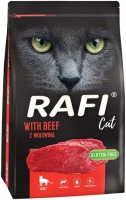Photos - Cat Food Rafi Adult Cat with Beef 7 kg 