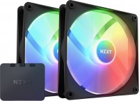 Photos - Computer Cooling NZXT F140 RGB Core Twin Pack Black 