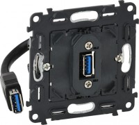 Photos - Socket Legrand Valena InMatic 753082 black