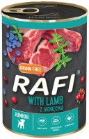 Photos - Dog Food Rafi Junior Grain Free Lamb Canned 400 g 1
