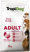 Photos - Dog Food Tropidog Adult Small Breed Turkey 8 kg 