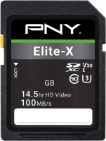 Photos - Memory Card PNY Elite-X SD Class 10 U3 V30 128 GB