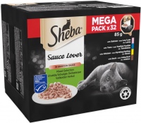 Photos - Cat Food Sheba Sauce Lover Mixed Collection  32 pcs