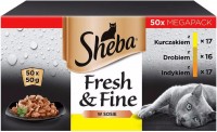 Photos - Cat Food Sheba Fresh/Fine Poultry Collection in Gravy  50 pcs