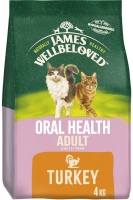 Photos - Cat Food James Wellbeloved Adult Cat Oral Health Turkey  4 kg