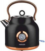 Electric Kettle Haeger EK-22B.024A 2200 W 1.7 L  black