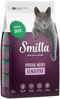 Photos - Cat Food Smilla Adult Sensitive Duck  1 kg