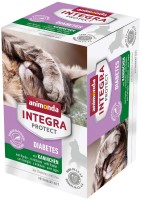Photos - Cat Food Animonda Integra Protect Diabetes Rabbit  6 pcs