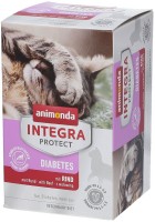 Photos - Cat Food Animonda Integra Protect Diabetes Beef  6 pcs