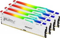 Photos - RAM Kingston Fury Beast DDR5 RGB 4x32Gb KF552C40BWAK4-128