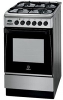 Photos - Cooker Indesit KN 3T76SA X stainless steel