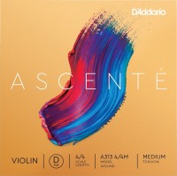 Photos - Strings DAddario Ascente Violin D String 4/4 Size Medium 