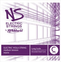 Photos - Strings DAddario NS Electric Viola C String Long Scale Medium 