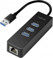 Photos - Card Reader / USB Hub LogiLink UA0173A 