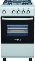 Photos - Cooker Borgio GG 540 S MBBL silver