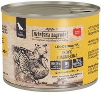 Photos - Dog Food Wiejska Zagroda Canned Adult Turkey/Lamb 200 g 1