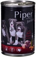 Photos - Dog Food Dolina Noteci Piper Junior Beef Hearts with Carrots 400 g 1