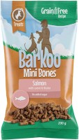 Photos - Dog Food Barkoo Mini Bones Salmon/Carrot 200 g 