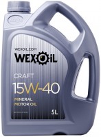 Photos - Engine Oil Wexoil Craft 15W-40 5 L
