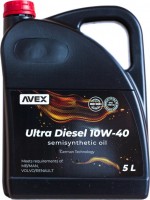 Photos - Engine Oil AVEX Ultra Diesel 10W-40 5 L