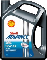Photos - Engine Oil Shell Advance 4T Ultra 10W-40 4 L