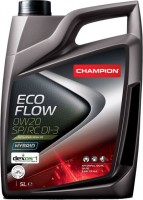 Photos - Engine Oil CHAMPION Eco Flow 0W-20 SP/RC D1-3 5 L