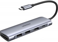 Photos - Card Reader / USB Hub Ugreen UG-70411 