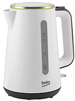 Photos - Electric Kettle Beko WKM4322W 3000 W 1.7 L  white