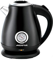 Photos - Electric Kettle Aigostar Adrian 30A0S 2200 W 1.7 L  black