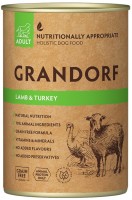 Photos - Dog Food Grandorf Adult Canned with Turkey/Lamb 400 g 1